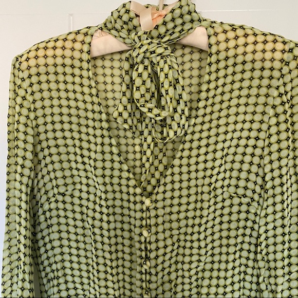 Button blouse —60’s MOD vintage inspired design - Picture 3 of 4